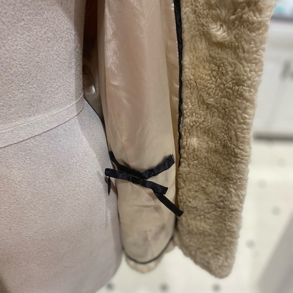 FAUX FUR SATIN LINED DRESSY OVERCOAT FOR ANY FORMAL OCCASION by VENEZIA - Picture 4 of 14